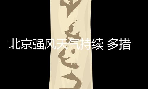 北京強風(fēng)天氣持續(xù) 多措施保障城市運行