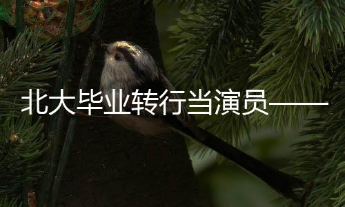 北大畢業(yè)轉(zhuǎn)行當演員——逐夢舞臺的光影人生