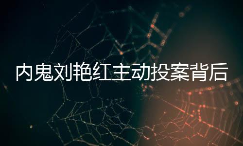 內(nèi)鬼劉艷紅主動投案背后的真相揭秘