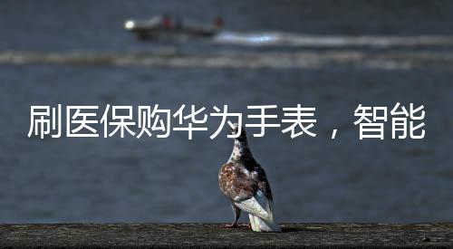 刷醫(yī)保購(gòu)華為手表，智能穿戴的新里程碑與消費(fèi)新趨勢(shì)
