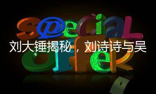 劉大錘揭秘，劉詩詩與吳奇隆的真實生活狀態(tài)