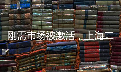 剛需市場被激活，上海二手房單日成交量屢攀新高