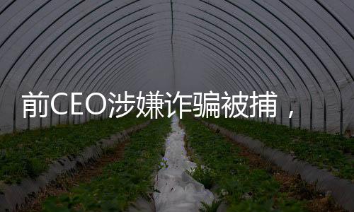 前CEO涉嫌詐騙被捕，企業(yè)信譽(yù)崩塌