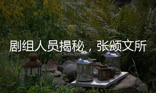 劇組人員揭秘，張頌文所扔之花竟是白花——探尋背后的故事
