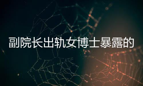 副院長(zhǎng)出軌女博士暴露的倫理與權(quán)力問題探討