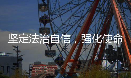 堅定法治自信，強化使命擔(dān)當(dāng)——新時代法治建設(shè)的責(zé)任與擔(dān)當(dāng)