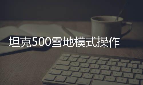 坦克500雪地模式操作指南