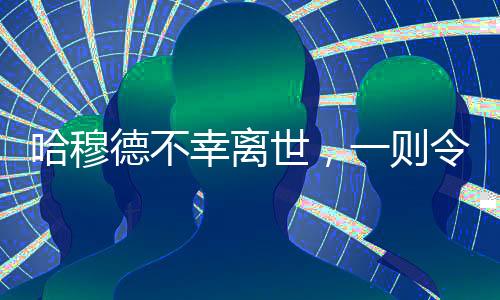 哈穆德不幸離世，一則令人痛心的消息