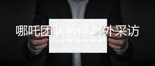 哪吒團隊暫停對外采訪