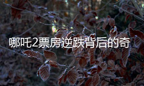哪吒2票房逆跌背后的奇跡與挑戰(zhàn)