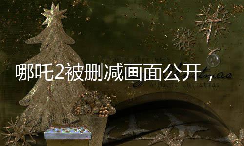 哪吒2被刪減畫面公開，揭秘影片幕后，一覽未曝光精彩瞬間