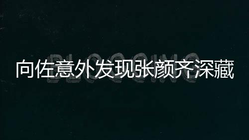 向佐意外發(fā)現(xiàn)張顏齊深藏不露，一次未識藝人身份的驚艷邂逅
