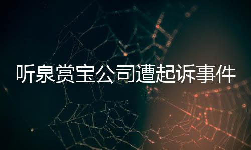 聽泉賞寶公司遭起訴事件全面解析