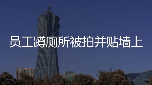 員工蹲廁所被拍并貼墻上曝光事件調(diào)查