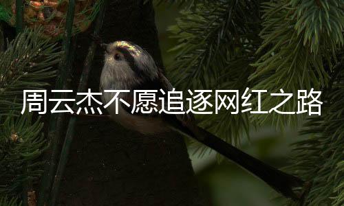 周云杰不愿追逐網(wǎng)紅之路，尋求真實與深耕的領(lǐng)域價值