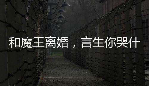 和魔王離婚，言生你哭什么