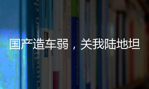 國(guó)產(chǎn)造車弱，關(guān)我陸地坦克啥事？