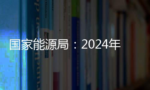 國(guó)家能源局：2024年全社會(huì)用電量同比增長(zhǎng)6.8%