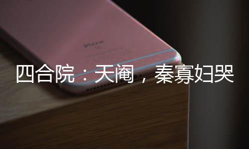 四合院：天閹，秦寡婦哭跪求娶