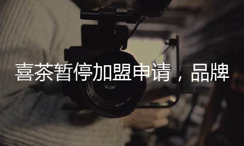 喜茶暫停加盟申請，品牌發(fā)展戰(zhàn)略調(diào)整，引領茶飲行業(yè)新篇章