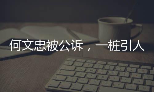 何文忠被公訴，一樁引人關注的司法事件