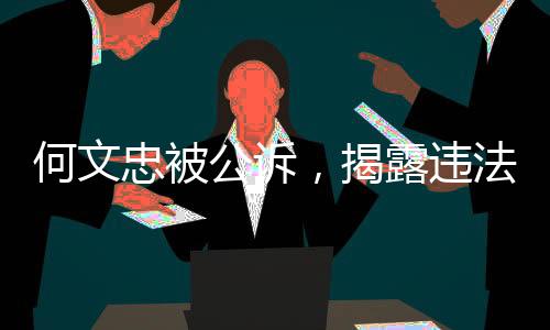 何文忠被公訴，揭露違法行為的嚴(yán)肅法律行動(dòng)