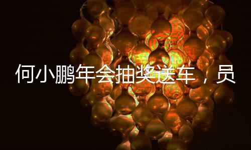 何小鵬年會抽獎送車，員工喜獲福利