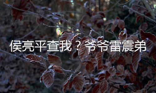 侯亮平查我？爺爺雷震弟子趙蒙生