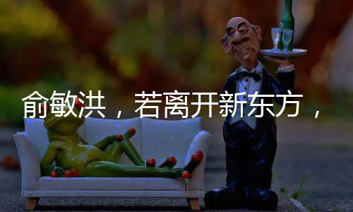 俞敏洪，若離開新東方，倒閉也不回