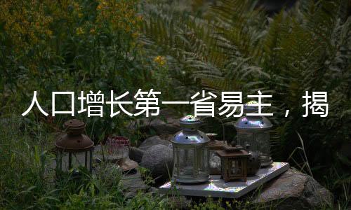 人口增長第一省易主，揭示新時代的人口遷徙趨勢與挑戰(zhàn)