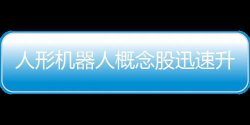 人形機器人概念股迅速升溫，投資風口正加速擴張