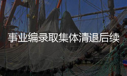 事業(yè)編錄取集體清退后續(xù)，深度解讀與未來展望
