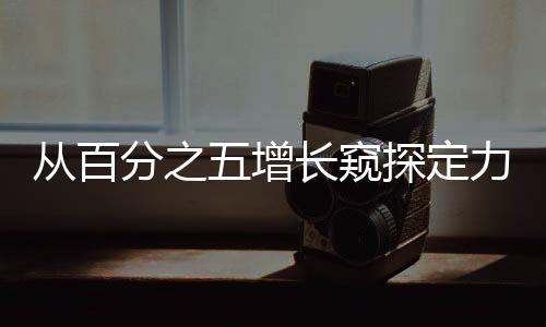 從百分之五增長窺探定力與信心
