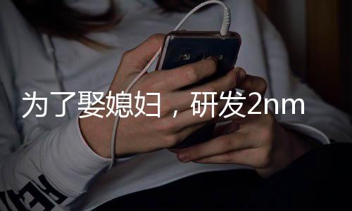 為了娶媳婦，研發(fā)2nm光刻機(jī)！
