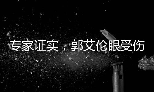 專家證實(shí)，郭艾倫眼受傷不影響運(yùn)動(dòng)生涯