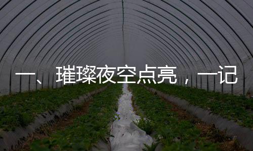 一、璀璨夜空點(diǎn)亮，一記歷史性的煙花盛宴——萬(wàn)枚水母煙花升空奇觀揭曉