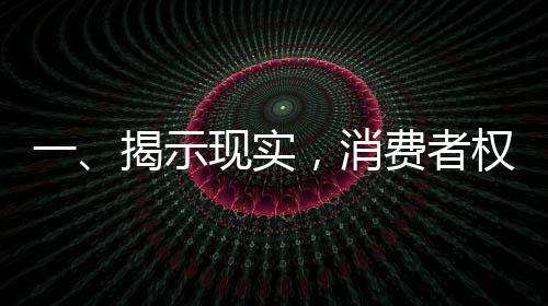 一、揭示現(xiàn)實，消費者權益日的雙刃劍效應——探究315紅黑榜被打假的背后真相