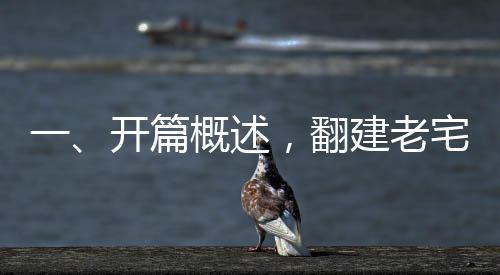 一、開篇概述，翻建老宅，堂兄弟七人共筑家園情懷