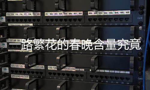 一路繁花的春晚含量究竟有多高？