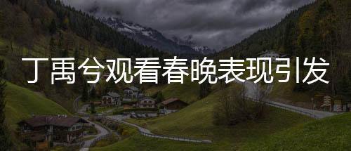 丁禹兮觀看春晚表現(xiàn)引發(fā)關(guān)注，挑眉害羞的瞬間