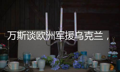 萬斯談歐洲軍援烏克蘭，助力還是傷害？