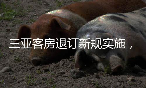 三亞客房退訂新規(guī)實(shí)施，規(guī)范旅游市場迎接新一輪旅游高峰