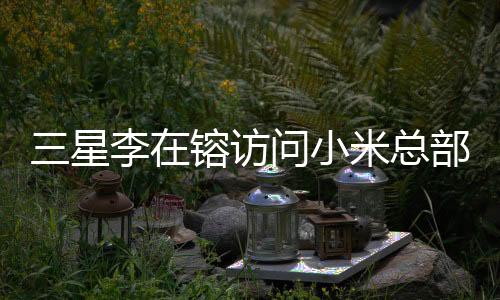 三星李在镕訪問小米總部，雷軍親自接見，兩大科技巨頭攜手共創(chuàng)未來(lái)