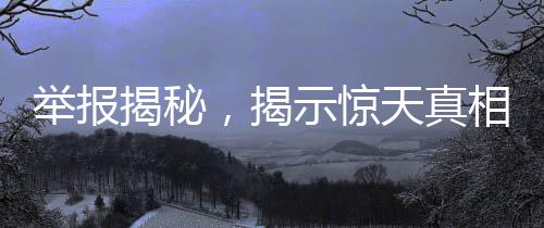 舉報(bào)揭秘，揭示驚天真相，重大事故再現(xiàn)案發(fā)現(xiàn)場(chǎng)，數(shù)千起事故后續(xù)待追蹤報(bào)道（下篇）