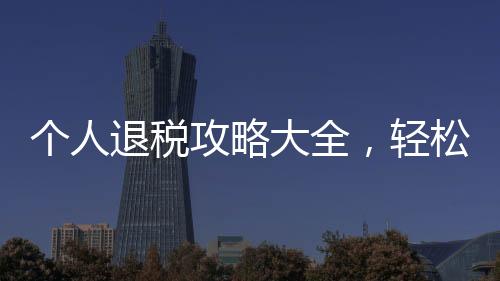 個(gè)人退稅攻略大全，輕松應(yīng)對(duì)，享受稅收優(yōu)惠