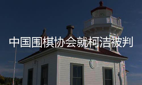 中國圍棋協(xié)會就柯潔被判負事件作出回應