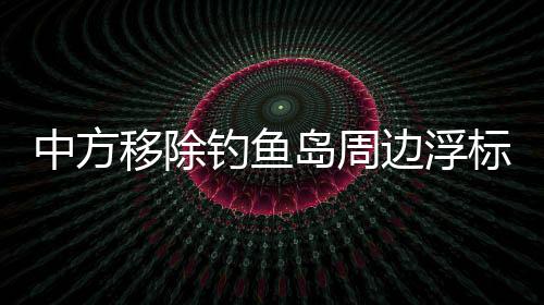 中方移除釣魚(yú)島周邊浮標(biāo)，外交部回應(yīng)