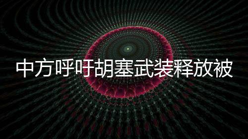 中方呼吁胡塞武裝釋放被扣押人員，為無辜人士尋求人道關(guān)懷