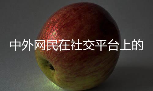 中外網(wǎng)民在社交平臺(tái)上的熱情互動(dòng)