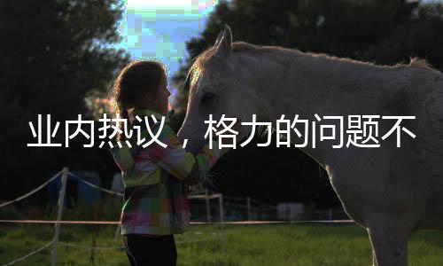 業(yè)內熱議，格力的問題不在于是否改名
